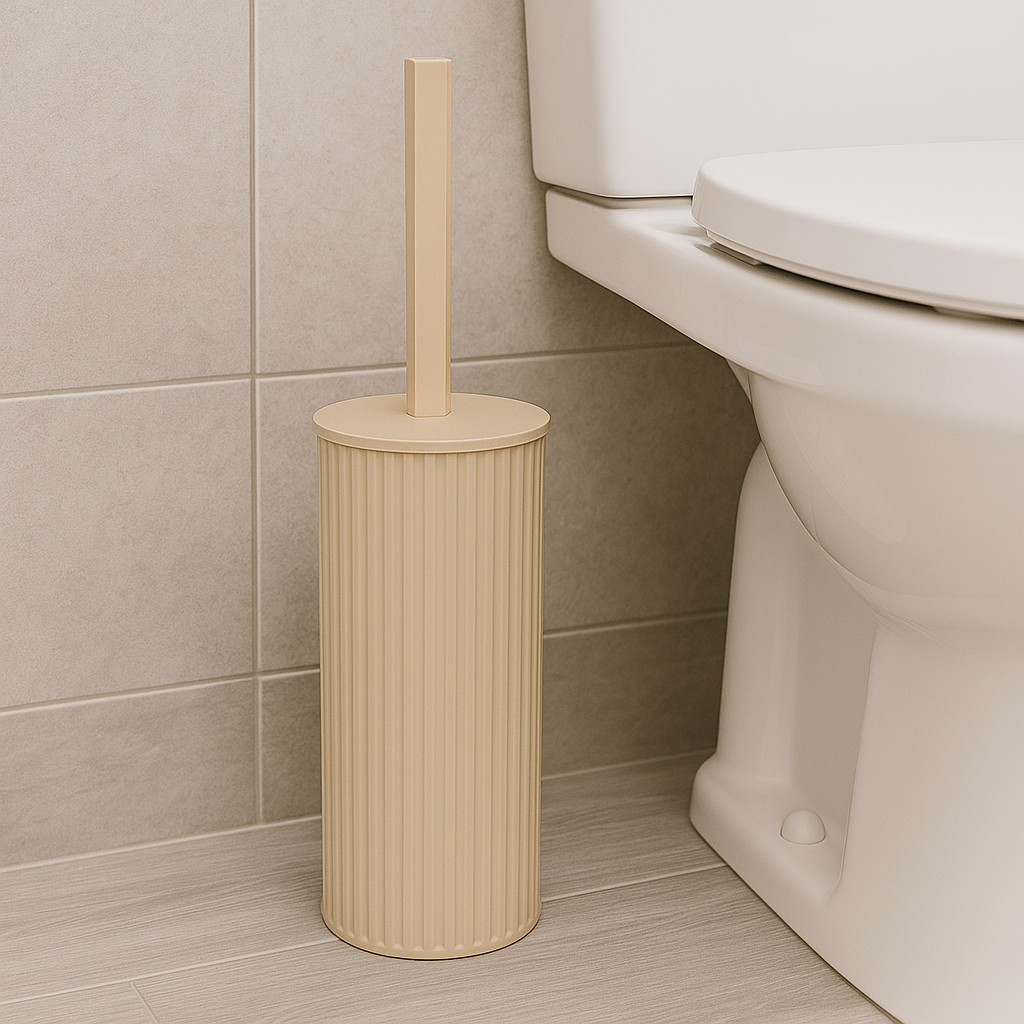 Пластиковий йорж для унітазу Бежевий Nostalgia 379-20 Elif