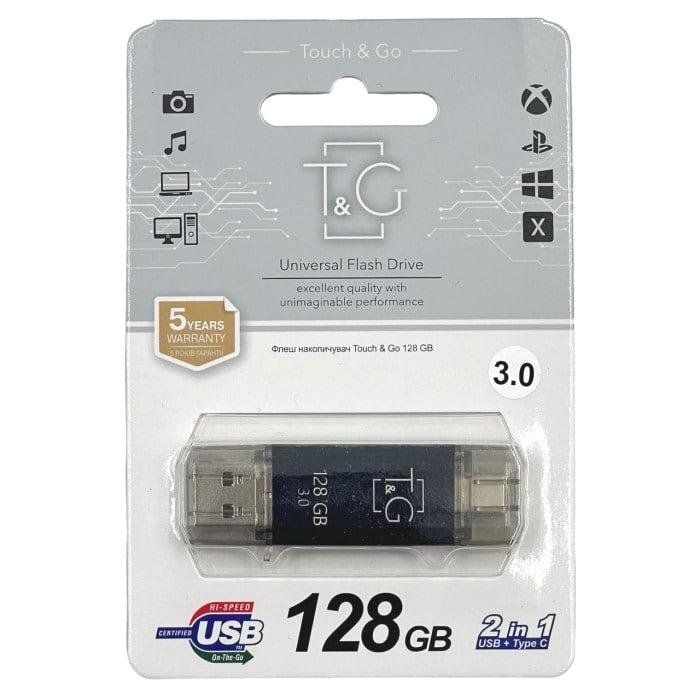 Флешнакопичувач Usb 128Gb T&G 009 Star series (Type C 3.0) Black