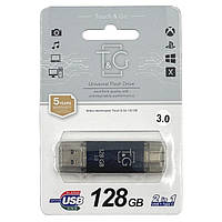 Флешнакопичувач Usb 128Gb T&G 009 Star series (Type C 3.0) Black