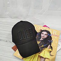 Дитяча фірмова бейсболка Queen Чорна