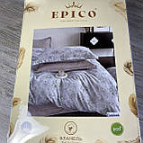 Постільна білизна Сімейний комплект з простирадлом на гумці з фланелі два підодіяльника, фото 2