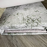 Постільна білизна Сімейний комплект з простирадлом на гумці з фланелі два підодіяльника, фото 3