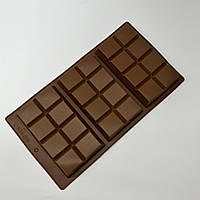 Силіконова форма плитка  Дубайський шоколад