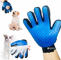 Рукавичка для вичісування True Touch Pet Brush Gloves для собак і кішок