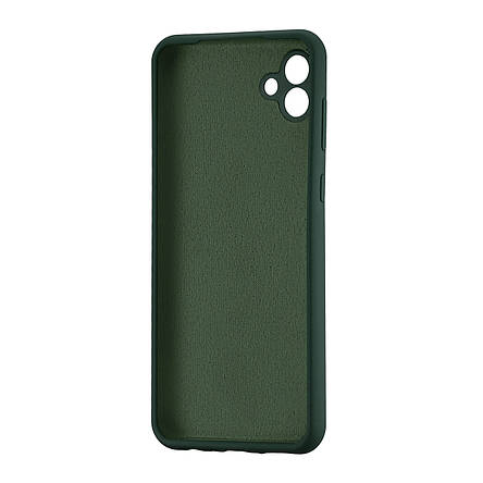Чохол Silicone Case Samsung A04 (A045) Dark Green, фото 2