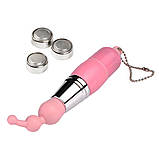 Мінівібратор для жінок 3 в 1, маленький вібратор для стимуляції клітора та грудей, жіночий мастурбатор, фото 7