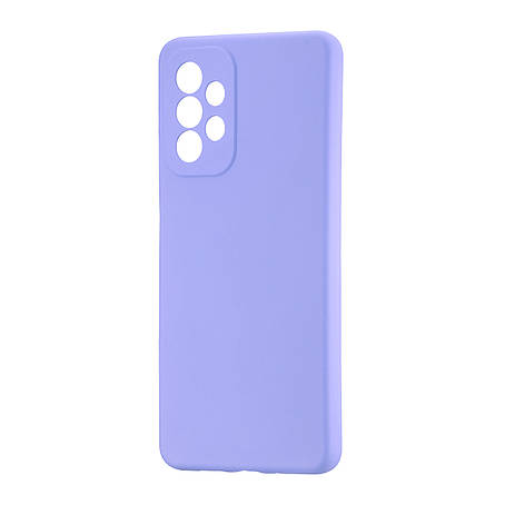 Чохол Silicone Case Samsung A73 5G (A736) Lilac Purple, фото 1