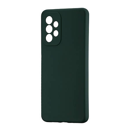 Чохол Silicone Case Samsung A73 5G (A736) Dark Green, фото 1