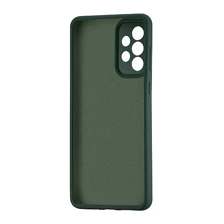 Чохол Silicone Case Samsung A73 5G (A736) Dark Green, фото 2
