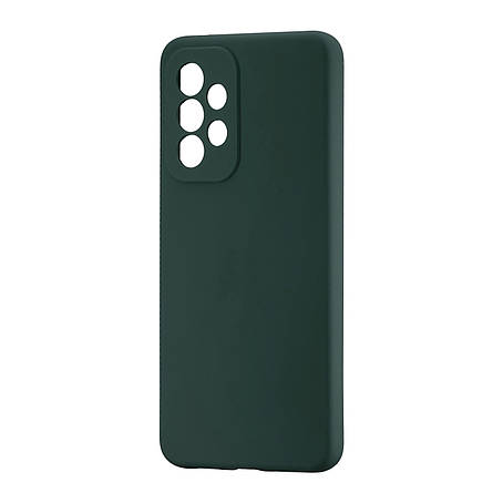 Чохол Silicone Case Samsung A33 5G (A336) Dark Green, фото 1