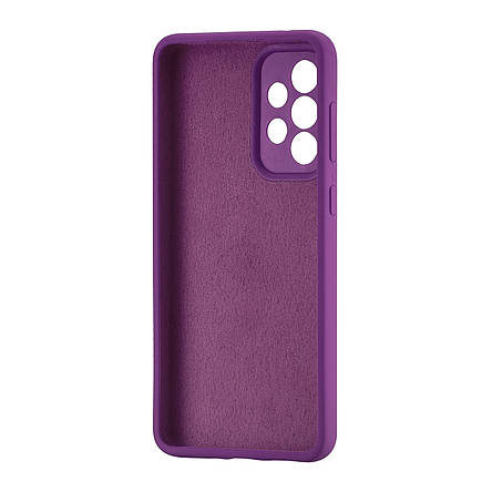 Чохол Silicone Case Samsung A33 5G (A336) Purple, фото 2