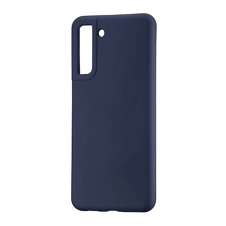 Чохол Silicone Case Samsung S21 FE (G990) Midnight Blue, фото 1