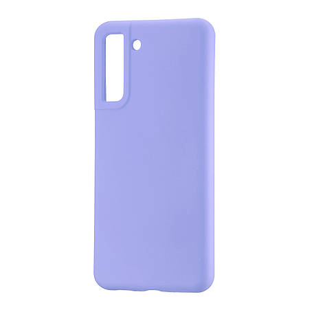 Чохол Silicone Case Samsung S21 FE (G990) Lilac Purple, фото 1