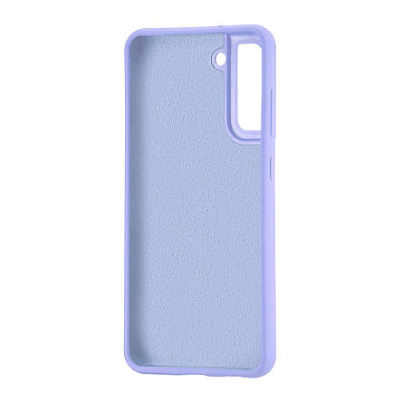 Чохол Silicone Case Samsung S21 FE (G990) Lilac Purple, фото 2