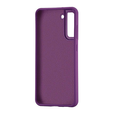 Чохол Silicone Case Samsung S21 FE (G990) Purple, фото 2
