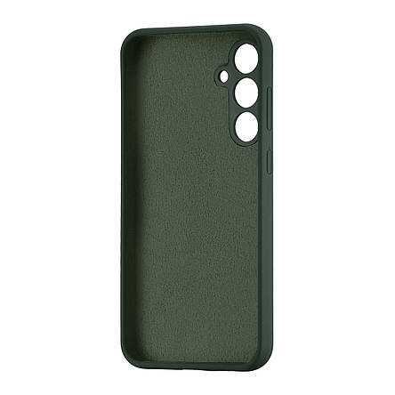 Чохол Silicone Case Samsung S23 FE (S711) Dark Green, фото 2