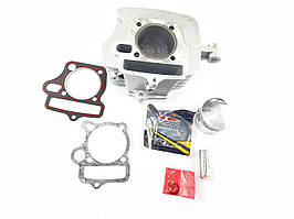 Поршнева (ЦПГ) 4T Пітбайк 125 (Ø54.00, p-14, h-78.3) (висота поршня 37мм) з вухом JING