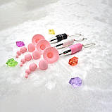 Мінівібратор для жінок 3 в 1, маленький вібратор для стимуляції клітора та грудей, жіночий мастурбатор, фото 3