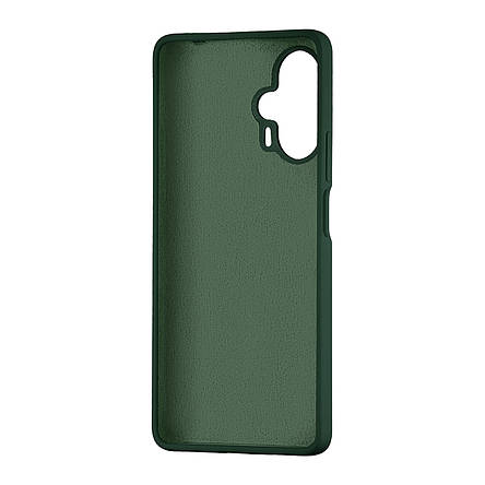 Чохол Silicone Case Xiaomi Redmi Note 12 Turbo 5G / POCO F5 5G Dark Green, фото 2