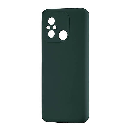 Чохол Silicone Case Xiaomi Redmi 12C/Redmi 11A/Poco C55 Dark Green, фото 1