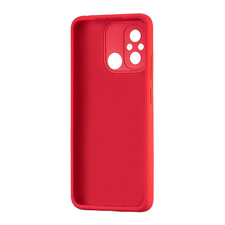 Чохол Silicone Case Xiaomi Redmi 12C/Redmi 11A/Poco C55 Red, фото 2