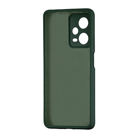 Чохол Silicone Case Xiaomi Redmi Note 12 Pro 5G Dark Green, фото 2