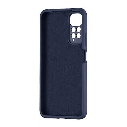 Чохол Silicone Case Xiaomi Redmi Note 11 (EU)/Note 11S 4G Midnight Blue, фото 2