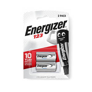 Батарейки CR123 Energizer Lithium (3v) 2шт