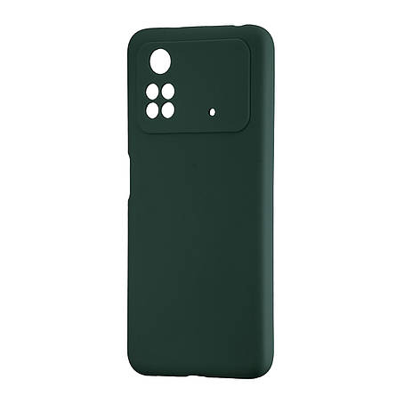 Чохол Silicone Case Xiaomi Poco M4 Pro 4G Dark Green, фото 1