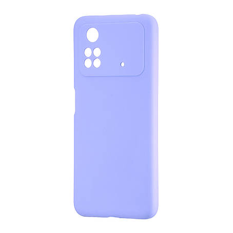 Чохол Silicone Case Xiaomi Poco M4 Pro 4G Lilac Purple, фото 1