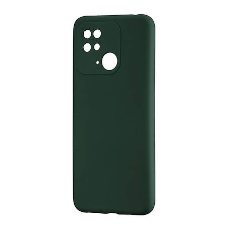 Чохол Silicone Case Xiaomi Redmi 10C Dark Green, фото 1