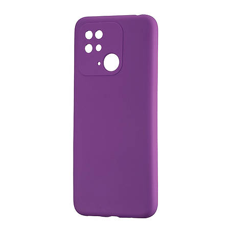 Чохол Silicone Case Xiaomi Redmi 10C Purple, фото 1