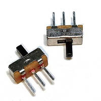 Перемикач повзунковий SS12D00, 50V DC, 0.5A