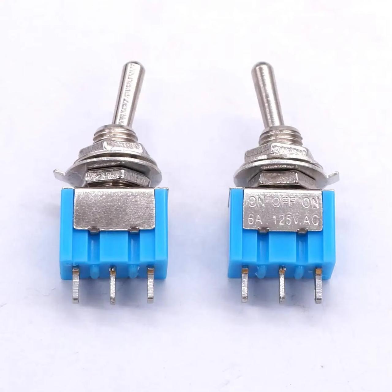 Тумблер MTS-103 ON-OFF-ON 3 положення, 3 контакти
