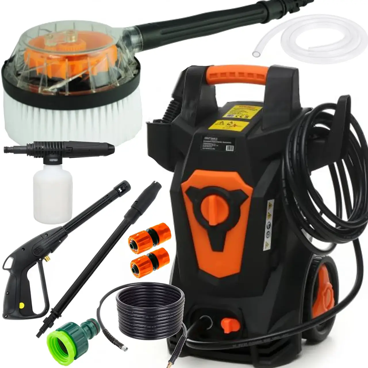 Мийка високого тиску 200 бар 2000W Kraft&Dele KD446 мінімийка для миття автомобілів, фасадів, терас, садових меблів, фото 1