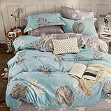 Постільна білизна Сімейний комплект з простирадлом на гумці з фланелі два підодіяльника, фото 2