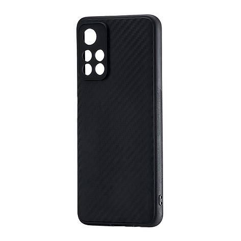 Чохол Carbon TPU Xiaomi Redmi Note 10 5G / Note 10T 5G / POCO M3 Pro 4G / 5G Black, фото 1