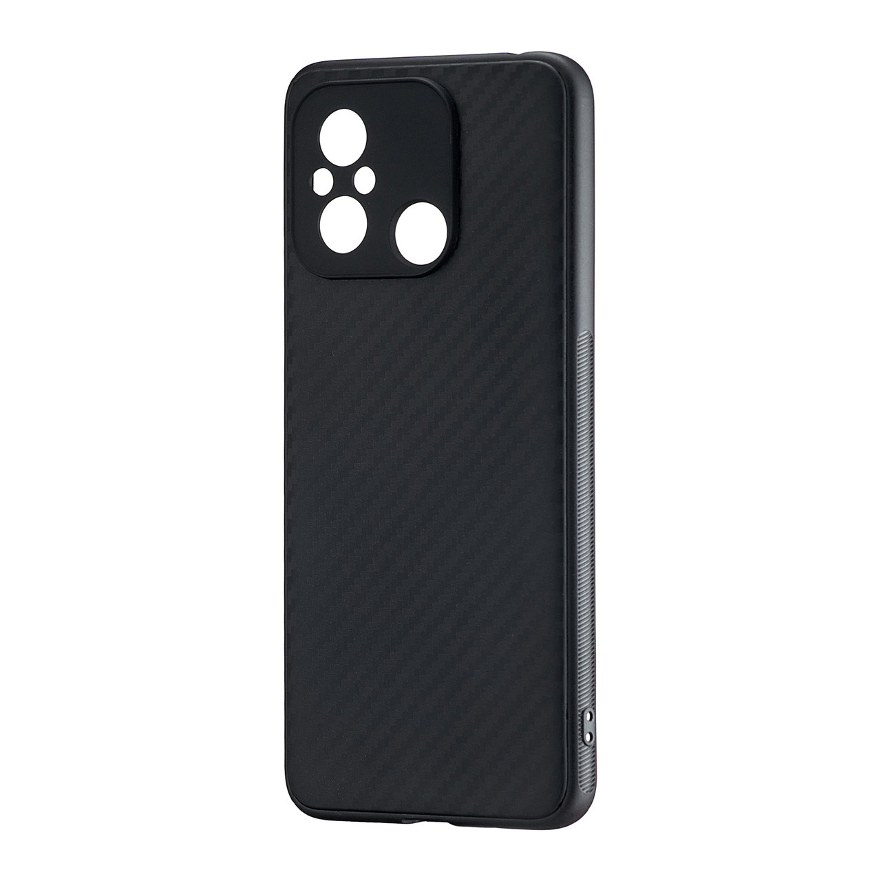 Чохол Carbon TPU Xiaomi Redmi 12C/Redmi 11A/Poco C55 Black