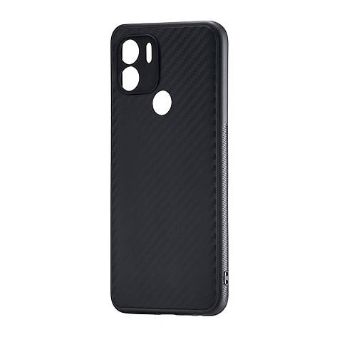Чохол Carbon TPU Xiaomi Redmi A1 Plus / A2 Plus / Poco C50 Black, фото 1