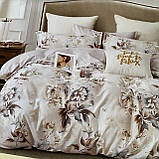 Постільна білизна Двоспальний комплект з простирадлом на гумці 160*200+20см, постільна білизна з фланелі розмір двоспальний, фото 10