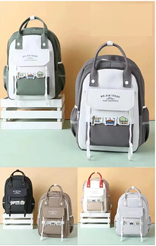 Рюкзак спортивний шкільний міський 45*30 см на блискавці з кишенею в різних кольорах Zhenya