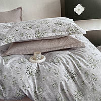 Постільна білизна Сімейний комплект з простирадлом на гумці з фланелі два підодіяльника