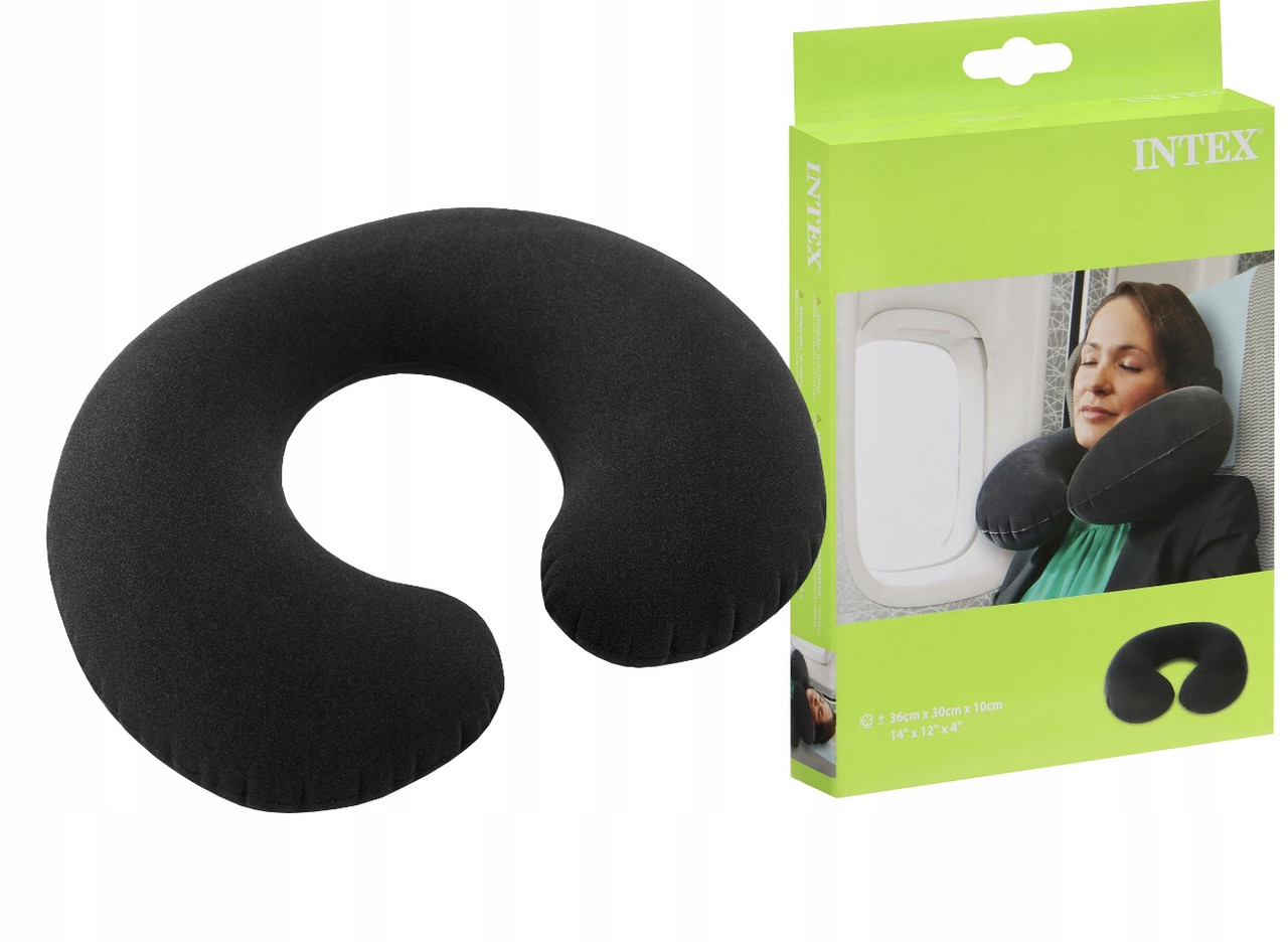 Надувна Подушка-підголовник Intex 68675 розміром 36х30х10см, фото 1