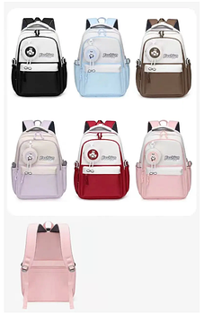 Рюкзак спортивний шкільний міський 47*32 см на блискавці з круглим гаманцем в різних кольорах Zhenya