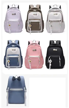 Рюкзак спортивний шкільний міський 47*32 см на блискавці з кишенею в різних кольорах Zhenya