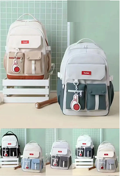 Рюкзак спортивний шкільний міський на блискавці з кишенями в різних кольорах Zhenya