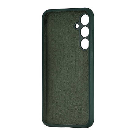 Чохол Silicone Case Samsung A55 (A556) Dark Green, фото 2