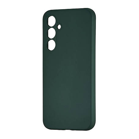 Чохол Silicone Case Samsung A35 (A356) Dark Green, фото 1