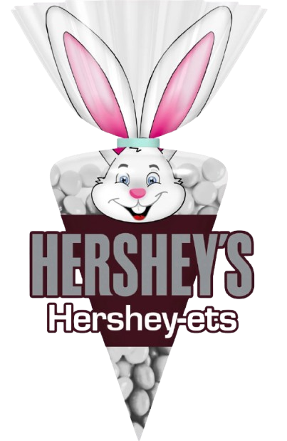 Цукерки Hershey's Hershey-Ets Candy Coated Milk Chocolate Easter Candy 50г