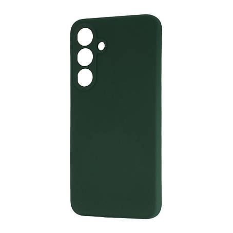 Чохол Silicone Case Samsung S25 Plus (S936) Dark Green, фото 1